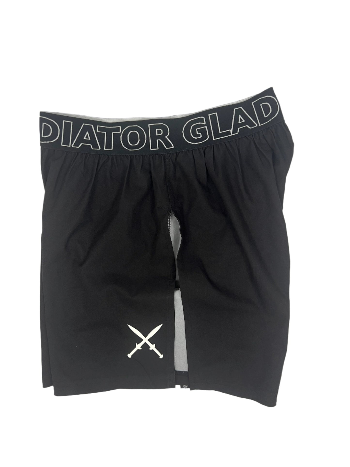 High Split MMA Shorts (Black)