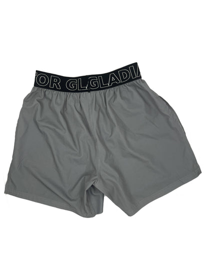 High Split MMA Shorts (Grey)